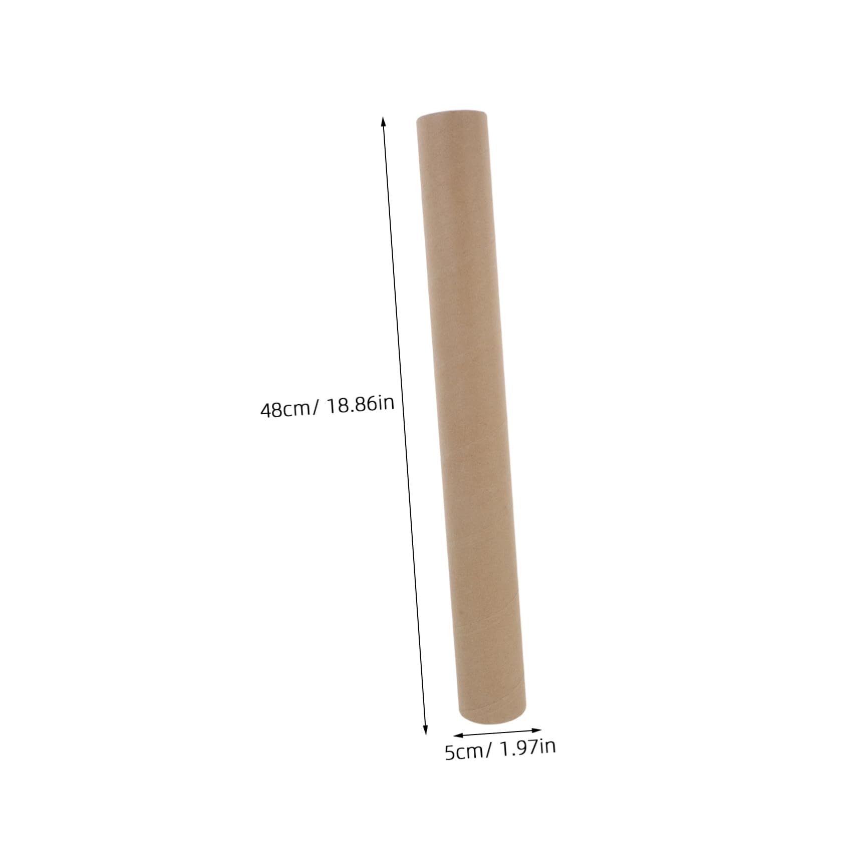 FUNOMOCYA Versatile Kraft Paper Round Cardboard Shipping Tubes Document Storage for Posters Crafts