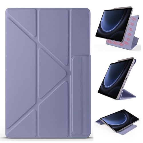 HUOLUNGJIN Magnetic Case Compatible with Huawei MatePad 11.5 S 2024,MatePad 11.5" S, Smart Folio Cover with Trifold Stand, Auto Wake/Sleep, Slim Design & Pencil Charging Slot Cover (Deep Purple)
