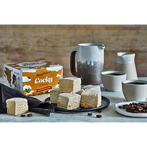 Cocky Coffee | Happy Mallows Gourmet Marshmallows | 100% Handmade | 100% Family Run (1 x 120g Box) Cover