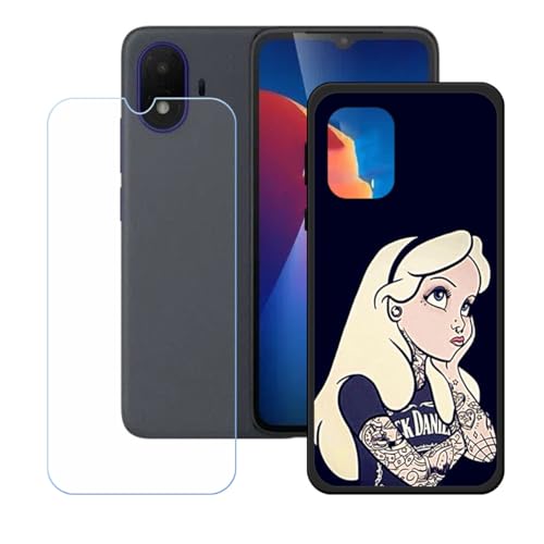 BMPNLSZ �K�p TCL K70 SE�p+HD�����K���X�ɓK�����ėpTPU�P�[�X�A�V���J�Q���P�[�X�o���p�[�ی�o�b�N�P�[�X-TCL K70 SE�p�ɓK����9�d�x�X�N���C�u�h�~�X�N���[���v���e�N�^(6,56") - WZ1