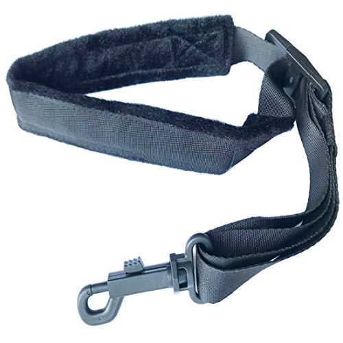 Sangle pour Saxophone, Ceinture de Sax, Doux et Flexible Rembourré Sangle de Saxophone Ceinture Epaule Courroie Soprano Alto Ténor Baryton Sangle Saxophone Réglable pour Adultes et Enfants Cover