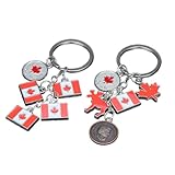 Kanada-flaggen-schlüsselanhänger – kanada-flaggen-design, perfekt für touristen.