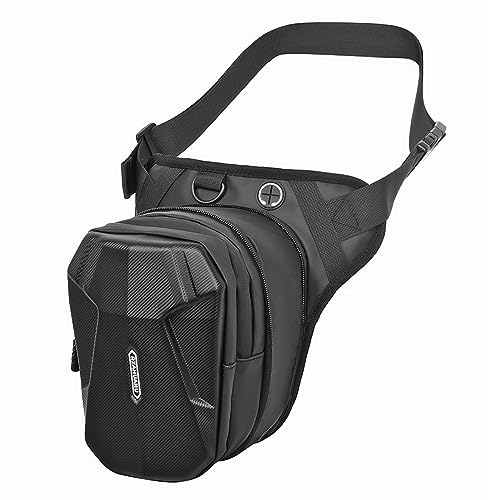Bolsa de pierna Oxford para hombre, impermeable, mochila para la pierna de moto, mochila para ciclismo al aire libre, bolsa táctica para el muslo, almacenamiento de teléfono móvil, riñonera para