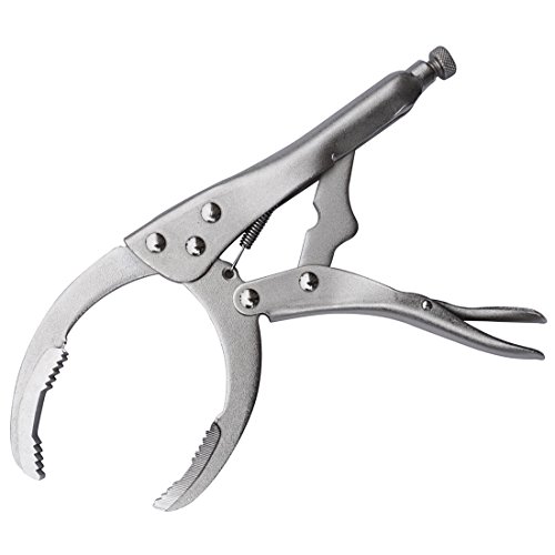 Macwork Locking Grip Oil Filter Wrench Pliers，Vise Style For Filters Shapes 9.5In./240Mm ，Remover Wrench Tool ，Holding Gripping Pliers，Repair Maintenance Tool #TOP7