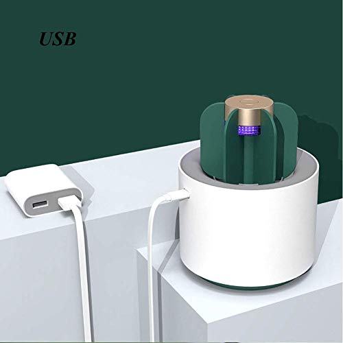 Sothing Cactus Mosquito Killer Light, eléctrico Bug Zapper USB UV Light Mosquito Repelente Trampa Lámpara de Interior para Matar Insectos para Regalo