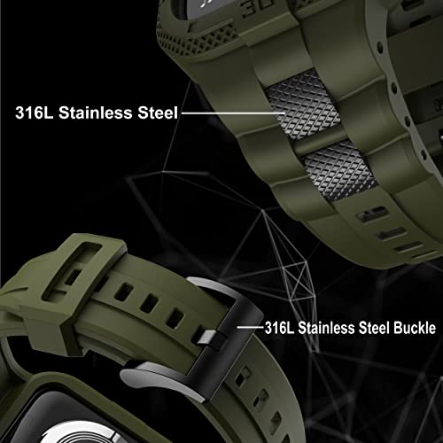 GELISHI Bands Compatible for Apple Watch Band 46mm 42mm with Case Men by GELISHI - Used condition - Image 4