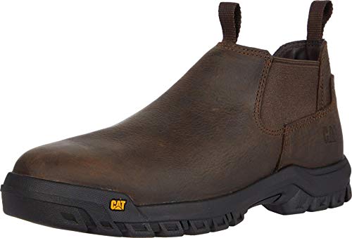 Caterpillar Men's Outline Slip ON ST Construction Shoe, Seal Brown, 14