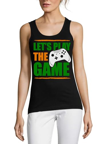 Débardeur en coton pour femme Let's Play pour affirmer votre passion du jeu