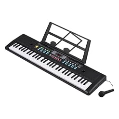Électronique clavier Piano Microphone de piano électrique à 61 touches, musique numérique, clavier électronique, double haut-parleurs stéréo intégrés – Image 3