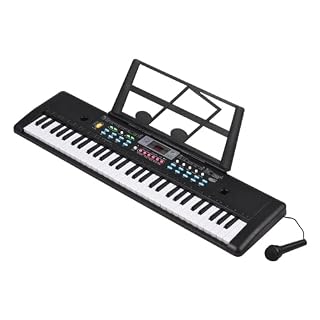 Électronique clavier Piano Microphone de piano électrique à 61 touches, musique numérique, clavier électronique, double haut-parleurs stéréo intégrés - Les Beatles, Paul McCartney, John Lennon, RIngo Starr, George Harrison Électronique clavier Piano Microphone de piano électrique à 61 touches, musique numérique, clavier électronique, double haut-parleurs stéréo intégrés – Image 3