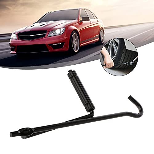 Auto Wagenheber-Griff-Schraubenschlüssel, Langlebig Wagenhebergriff Kurbelschlüssel, Einfach zu tragen für Scherenwagenheber