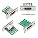 Teansic 10PCS DIY OEM Type C Female Connector,USB C Panel Mount Converter with PCB Board