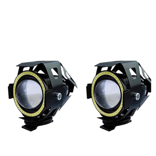 Motorrad LED Nebelscheinwerfer Für Suzuki Sv650S für Hayabusa für Samurai für Ba&ndit 1200 Dl650 Dl 650V STR&OM Zusätzliche Led Motorrad Scheinwerfer Nebelscheinwerfer (Color : 2PCS U7 White)