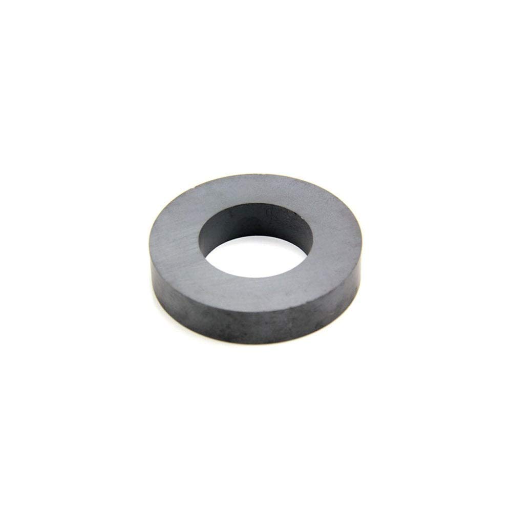 Aimant D'Anneau de Ferrite Y30Bh Pour Les Arts, L'Artisanat, la Fabrication de Modèles, Le Bricolage et Les Passe-Temps - 74mm O.D. x 40mm I.D. x 15mm D'Épaisseur - Put de 7kg - Pack de 40