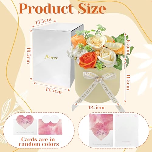 Rose Éternelle Orange en Écrin Cœur pour exprimer vos sentiments profonds - 7