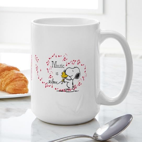 Taza de cerámica CafePress 15 oz (444 ml) blanca miniatura 4