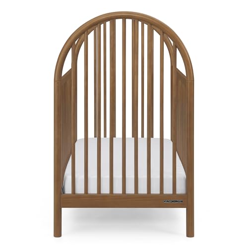 Delta Children Cannon 4-in-1 Convertible Crib - Converts from Baby Crib to Toddler Bed, Daybed and Sofa Bed, Fits Standard Full-Size Crib Mattress, Chestnut - image 8