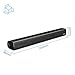 immagine 4TaoTronics TV Soundbar Bluetooth 4.2 25 pollici con Pulsanti e Telecomando Wireless and Wired Doppia Connessione Possibilità di Montaggio a Muro