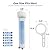 Reverse Osmosis Membrane 75 GPD and 1812/2012 RO Housing Kit with Wrench, Check Valve and Elbow Fittings