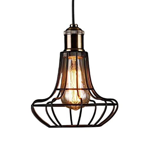Plafonnier américain rétro suspension luminaire industriel en métal pour cuisine loft