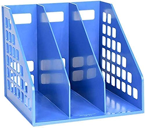Preisvergleich Produktbild Schreibtischlampe Aktenschränke Desktop Datei Box Magazine Kunststoff Dateitrennung Desk Zubehör Storage Manager Home Office Möbel (Color : B)