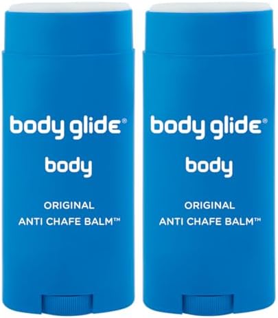 Body Glide Original Anti Chafe Balm | Anti Chafing Stick | Prevent Arm, Chest, Butt, Thigh, Ball Chafing & Irritation | Trusted Skin Protection Since 1996 |2.5oz-2pk