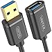 Produktbild UNITEK Kabel USB 3.0 A Stecker auf USB A Buchse / Verlängerungskabel / 1 Meter, Schwarz / Verlängerung für Drucker, Tastatur, Kartenleser etc. / Y-C457GBK