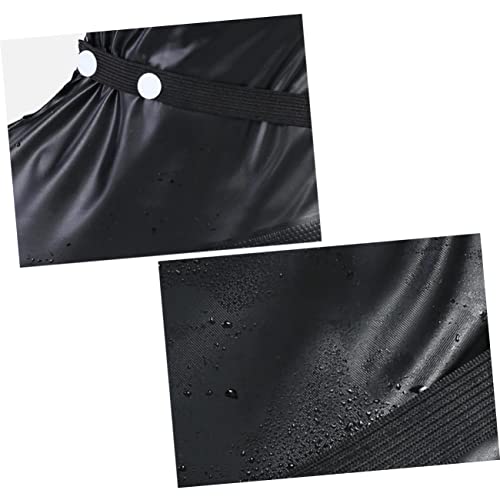 Cubrecalzados de PVC para lluvia, par extra grande (XL), negros, impermeables, con suela antideslizante, para actividades al aire libre miniatura 6