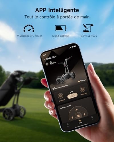 NAVEE Birdie 3X Chariot de Golf Électrique