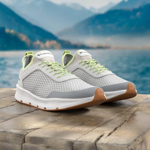 Columbia Columbia Mens Summertide Water Shoe, Grey, Yellow, 9 US