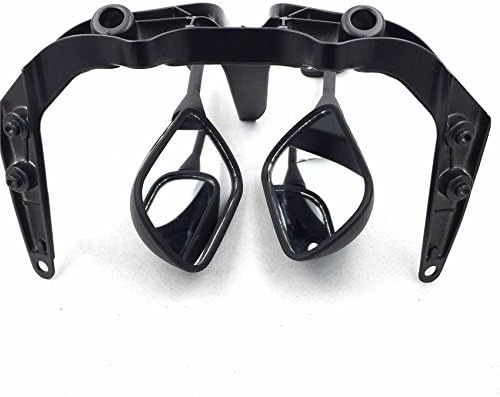 XKH- Rear Mirror upper fairing stay Brackets Compatible with 2004 2005 2006 2007 Honda CBR 1000RR black [B014CNMPFS]