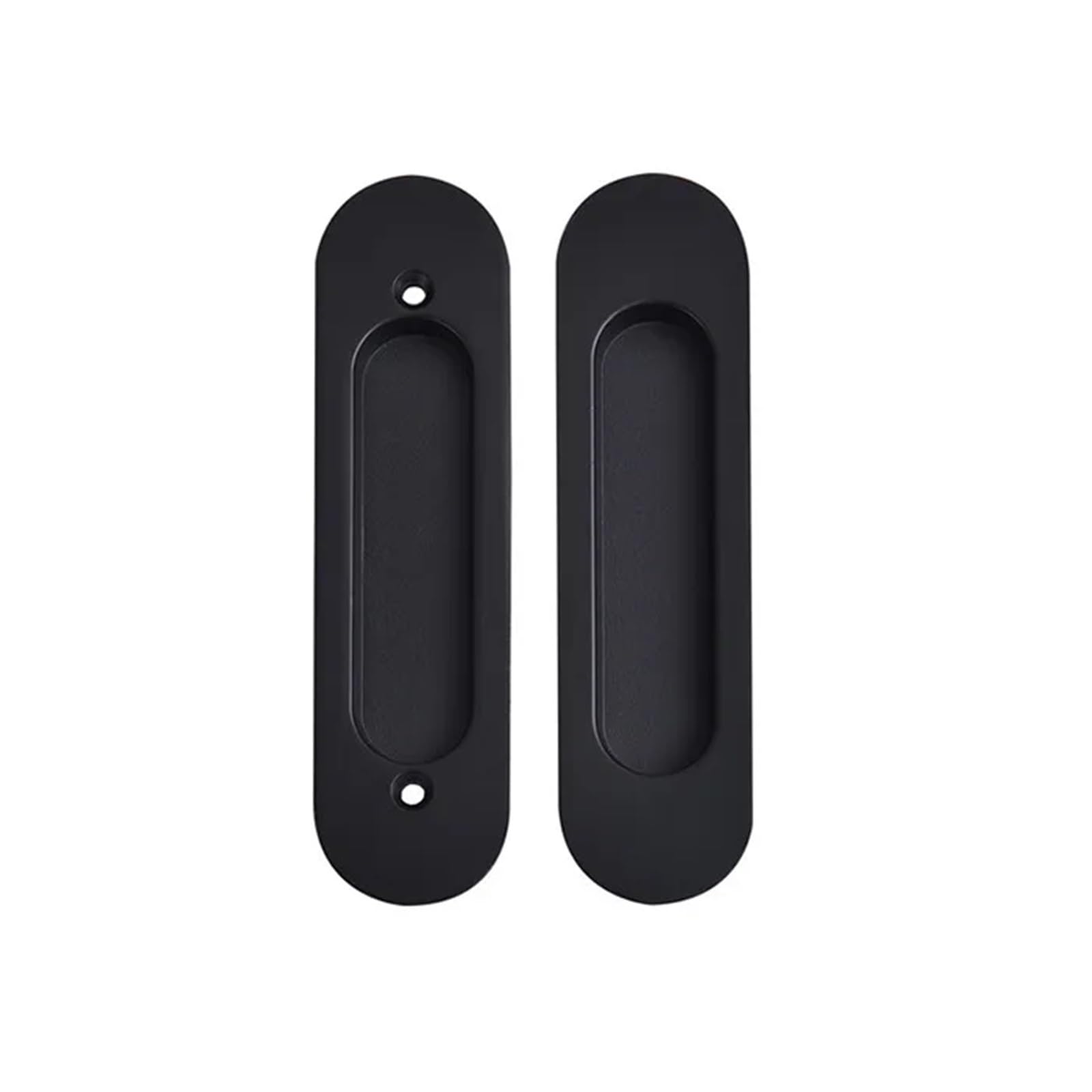 Mohuied Color 2 Recessed Handle Sliding Door Embedded Handle Zinc Alloy Bronze Recessed A Pair Hidden(Color 2)