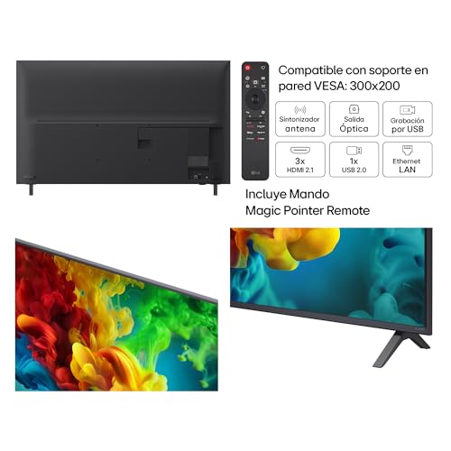 Miniatura 3 de LG 55QNED82B6B - Smart TV QNED EVO AI 55" 4K Sin Reflejos 94%, 2026