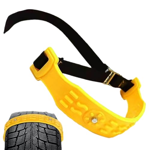 Cadenas antideslizantes para automóviles, correas antideslizantes para neumáticos - Bloques de neumáticos antideslizantes | Cadenas de nieve antideslizantes TPU espesas para camionetas Minivan Pickup