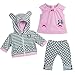 Sophia's 15 Inch Baby Doll Outfit in Pink & Gray, Complete 3 Pc Set Includes Panda Bear Tunic, Leggings & Sweatshirt Panda for Bitty Baby & More!