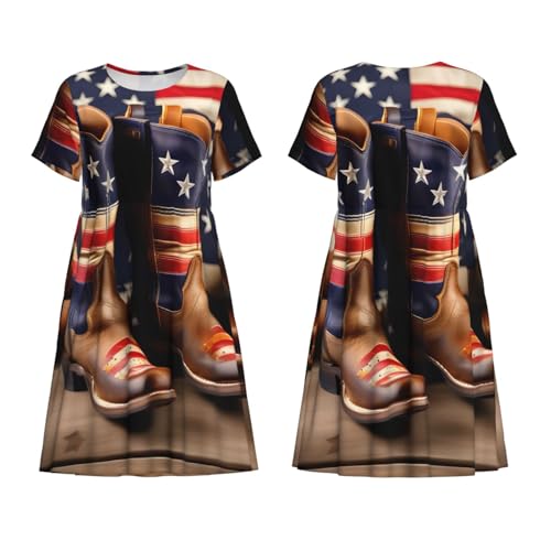 Robe d'été drapeau américain fluide pour éviter la chaleur lors de vos sorties - 6