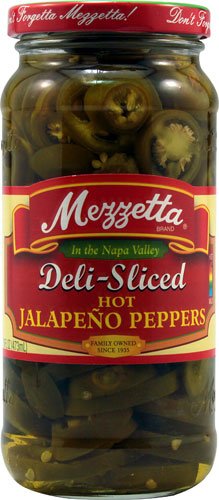 Mezzetta Deli-Sliced Hot Jalapeno Peppers -- 16 oz - 2 pc