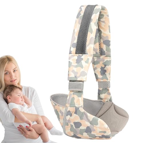 Portabebés, portabebés, portabebés, bufanda, portabebés ajustable, portabebés ergonómicos de 1 hombro, bufanda para niños pequeños con correa ajustable con motivos para bebé de 20 kg