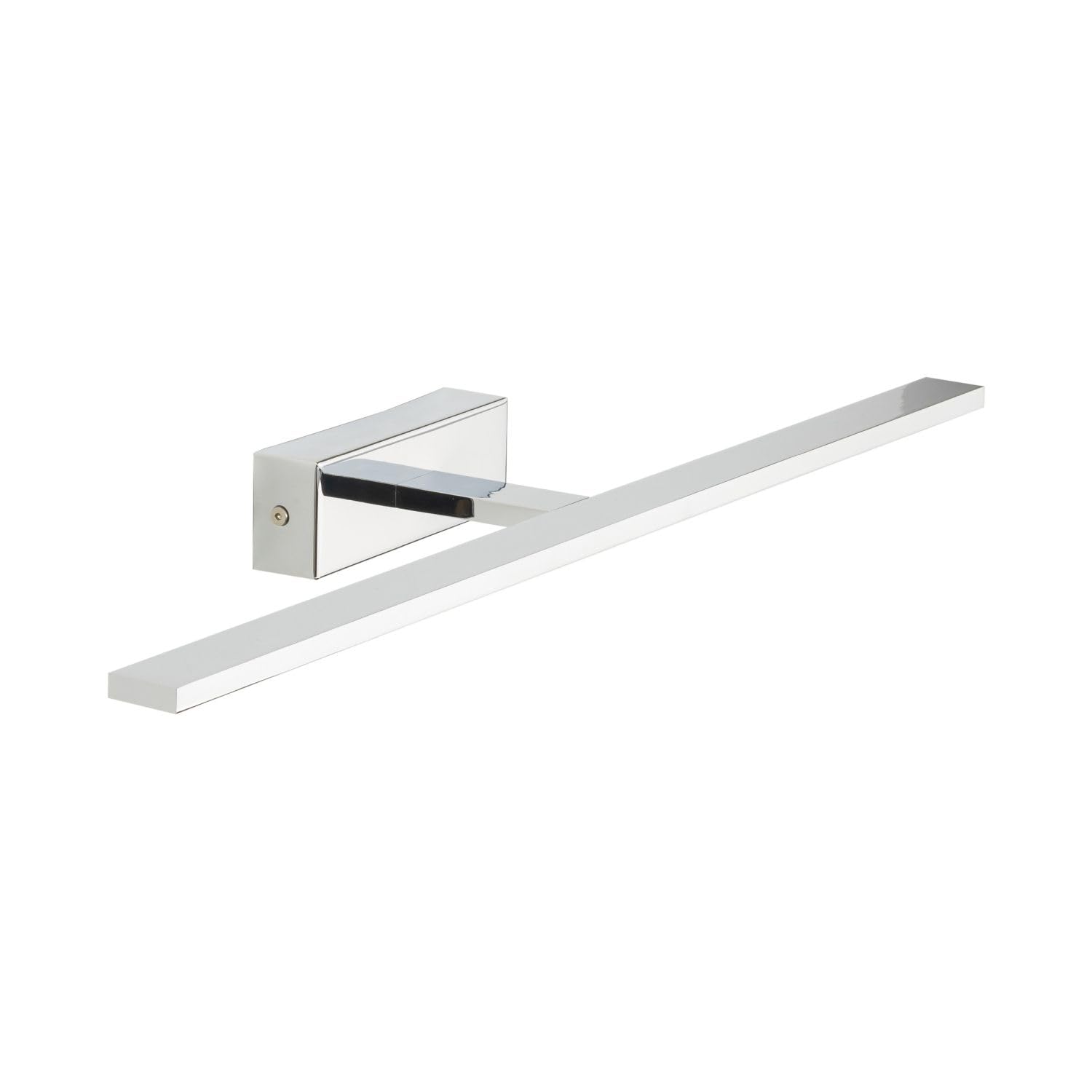 Lámpara LED para cuadros metal cromado 62 cm de largo luz blanca neutra 4000 K 2450 lm Lámpara moderna para cuadros salón espejo dormitorio