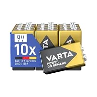 VARTA – VARTA Batterien 9V, 10 Stück, Power on Demand, Alkaline Bloc