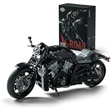 Nifeliz V-Road Motorcycle Model Set for Adults, Street Muscle Bike Building Set with Realistic Details, Functional Bike Model for Collectors, Gift for Motorcycle Lovers 1,041 PCS, NF10348