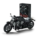 Nifeliz Motorcycle Model Set for Adults, Street Muscle Bike Building Set with Realistic Details, Functional Bike Model for Collectors, Gift for Motorcycle Lovers (1,041 PCS, NF10348)