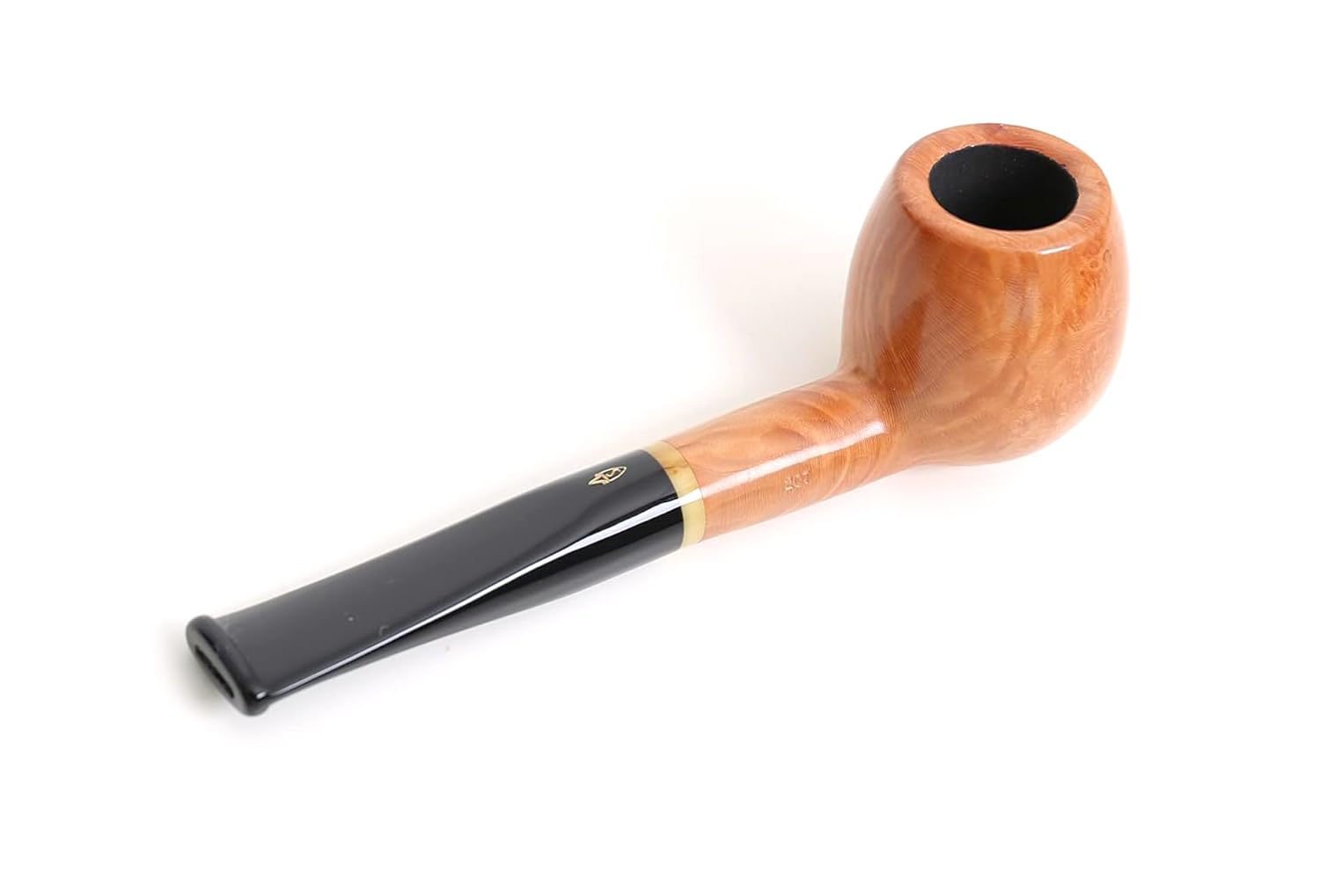 Fajka Savinelli First Smoke (207, 9 mm) - Model Apple - Naturalne gładkie wykończenie wrzośca
