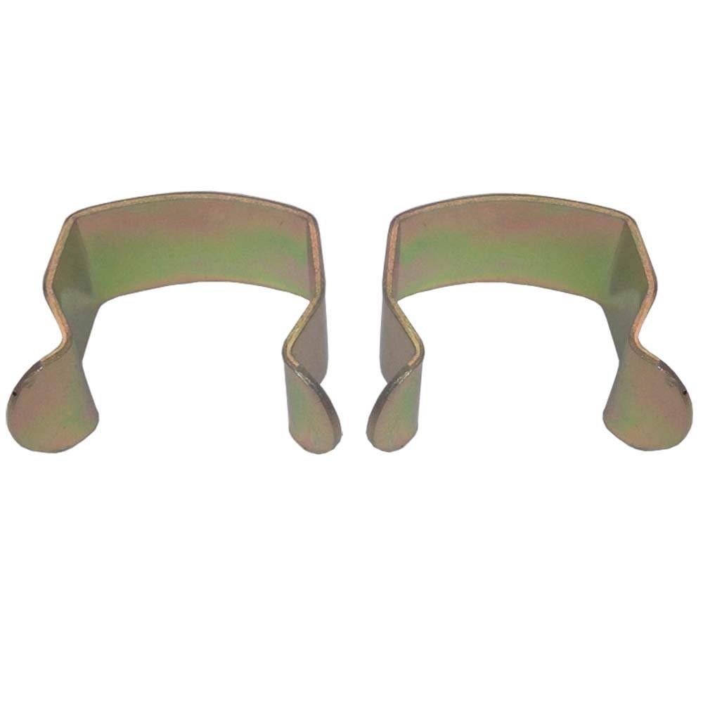 Just Accessories® Metal U Clips For Divan Bed Bases Ottoman Bed Bases - Steel U Clips (Pack of 4)