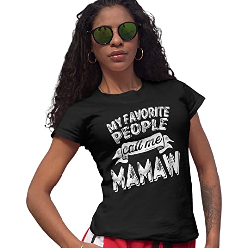 Great Mother Gift, My Favorite People Call Me Mamaw, Black Xl #TOP4