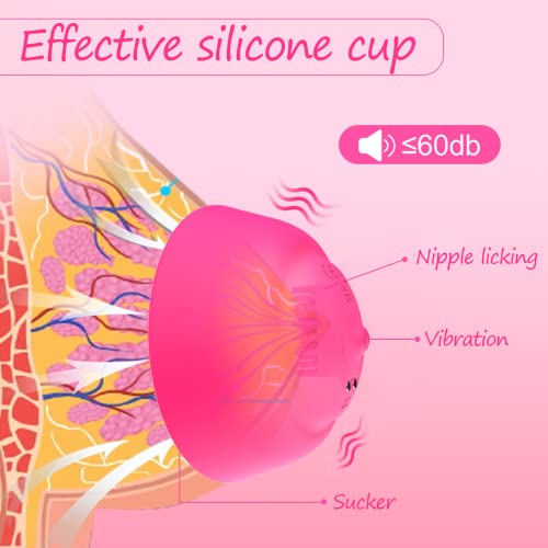 Bfmodfaf Wireless Nipple Vibrator Massager, Nipple Stimulator, Teaser With Remote Control For Female Sex Toys (Rose) #TOP3
