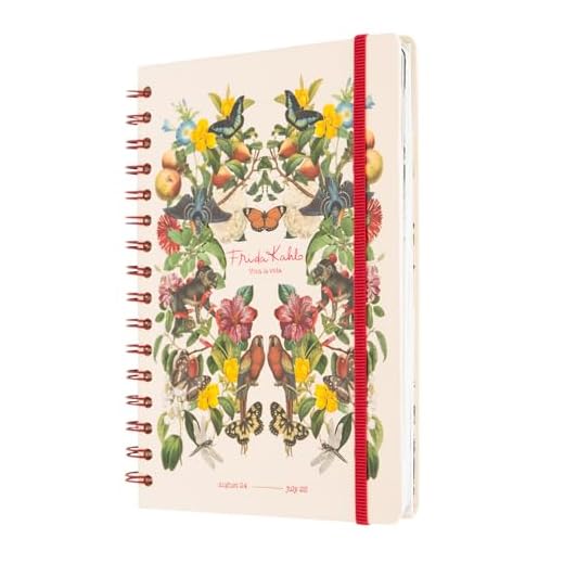 Grupo Erik Agenda escolar 2025 2025 semana vista A5 Frida Kahlo - Agenda 2025 2025 semana vista A5 ilustraciones - Agenda escolar Frida Kahlo 2025 2025 | Vuelta al cole Material escolar y papeleria