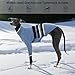 IECOii Greyhound Pullover mit Ohrenschutz,Langarm Hundepullover,Haustierpullover aus Baumwolle,Greyhound Schlafanzug mit Zwei Beinen,Kapuzenpullover Whippet Pyjama,Dehnbarer Warmer Hundemantel,Blau,XL