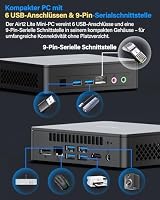GEEKOM Air12 Lite Business Mini PC-N95 Prozessor, 8GB DDR4 + 256GB SSD – Ansicht 3