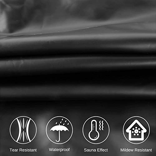 MulYeeh Weight Loss Sweat Suit Heavy Duty Full Zip Sauna Suit Fitness Exercise Gym Suit for Men Women
